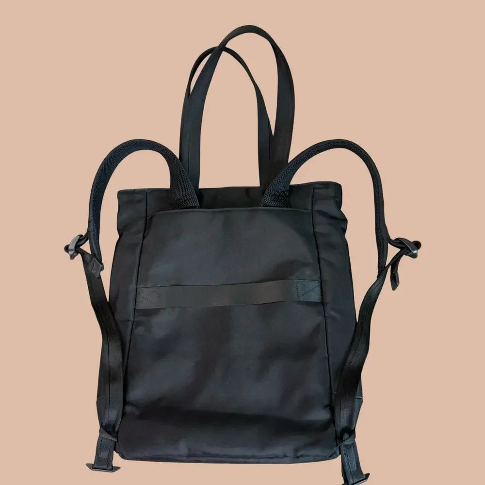 Travelon Unisex Anti Theft Laptop Convertible Backback Tote Travel Bag Black
